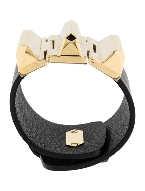 gucci leather bracelet for women|Gucci zip tie bracelet.